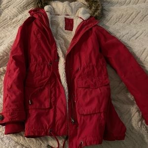 Winter coat with Sherpa lining
